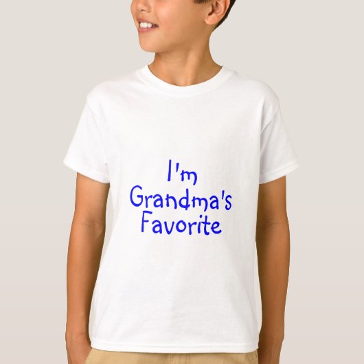 Im Grandmas Favorite Blue T-shirt (Voorkant)