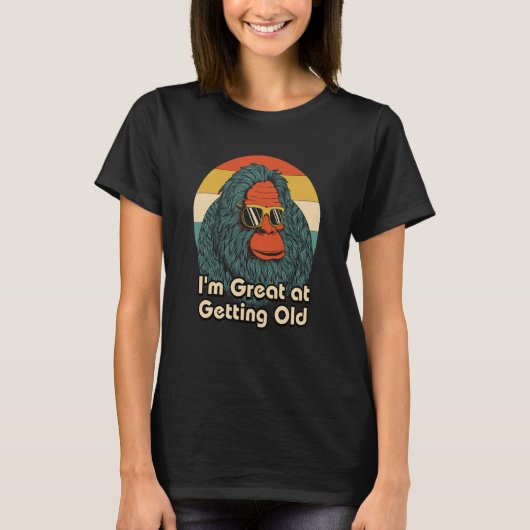Im Great at Getting Old Grandpa Grandfather Humor T-shirt (Voorkant)
