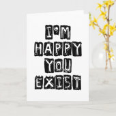 I'm happy you exist kaart (Gele Bloem)