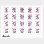 I'm happy you exist vierkante sticker (Vel)