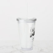 I'm Hare For It Punny Bunny Encouraging Acryl Drinkbeker (Rechts)