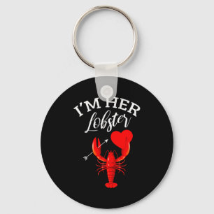 Im Her Lobster Hart Koppel Geschenk Valentin Sleutelhanger
