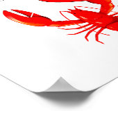 Im Her Lobster Heart Couple Matching Gift Valentin Poster (Hoek)