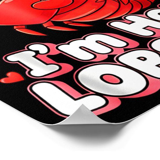 I'm Her Lobster Matching Couple Valentine's Day Wo Poster (Hoek)