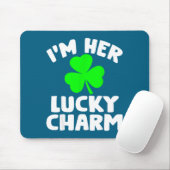 I'm Her Lucky Charm Funny Couples St Patrick's Day Muismat (Met muis)