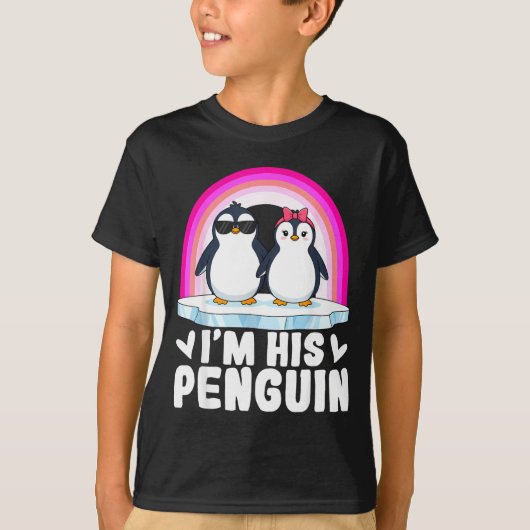 I'm Her Penguin Matching Couple Valentine Love Hea T-shirt (Voorkant)