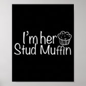 Im Her Stud Muffin Funny Couples Valentine Day App Poster (Voorkant)