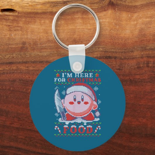 I'm Here For Christmas Food  Sleutelhanger (Voorkant)