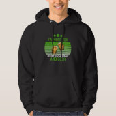 I'm Here for Shenanigans and Beer St Patrick's Day Hoodie (Voorkant)