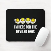 Im Here For The Deviled Eggs, Funny Thanksgiving D Muismat (Met muis)