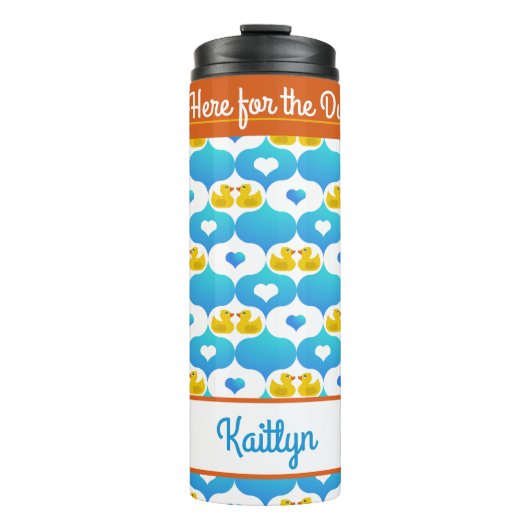 I'm Here for the Ducks Personalized Cruise  Thermosbeker (Voorkant)