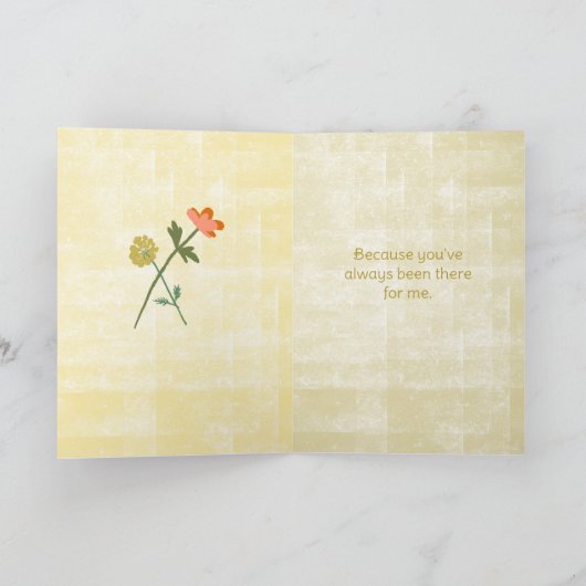 I'm Here for You - Two Flower Vases Friendship Kaart (Binnen)
