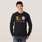 I'm Here To Party S'mores Marshmallow Camping Smor T-shirt (Voorkant volledig)