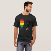 Im Hers Shes Mine Matching For Pride Lesbian Coupl T-shirt (Voorkant volledig)