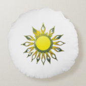 „Im Herz der Sonne – Wo Stille leuchtet“ Rond Kussen (Achterkant)