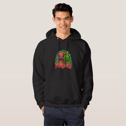 IM hier voor Cadeaus 2 kerstmis Feestdagen Déco Hoodie (Voorkant volledig)