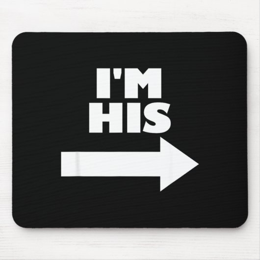 I'm His Arrow Inting Right Matching Couple I'm His Muismat (Voorkant)