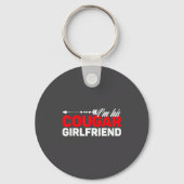 I'm His Cougar Girlfriend Funny Matching Couples Q Sleutelhanger (Voorkant)