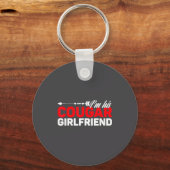 I'm His Cougar Girlfriend Funny Matching Couples Q Sleutelhanger (Voorkant)