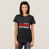 I'm His Cougar Girlfriend Funny Matching Couples Q T-shirt (Voorkant volledig)