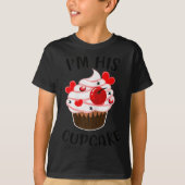 I'm His Cupcake I'm Her Studmuffin Valentine Match T-shirt (Voorkant)