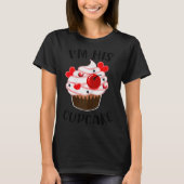 I'm His Cupcake I'm Her Studmuffin Valentine Match T-shirt (Voorkant)