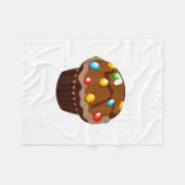 Im His Cupcake Im Her Studmuffin Valentine Matchin Fleece Deken (Voorkant (Horizontaal))