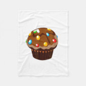 Im His Cupcake Im Her Studmuffin Valentine Matchin Fleece Deken (Voorkant)