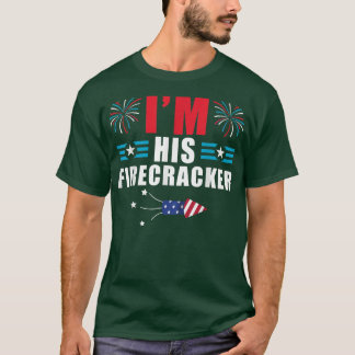 Im His Firecracker Funny Family Matching Couple 4t T-shirt