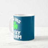 I'm His Lucky Charm Funny Couples St Patrick's Day Koffiemok (Voorkant links)