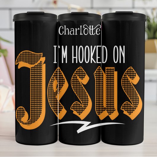 I'm Hooked On Jesus Thermosbeker