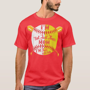 Im hun nummer 1 Fan Softball Baseball mama T-shirt