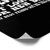 I'm Ied Up Not Looking For New Bffs Poster (Hoek)