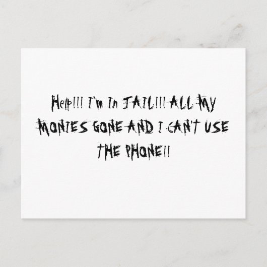 IM in borgtocht J/K Briefkaart (Voorkant)