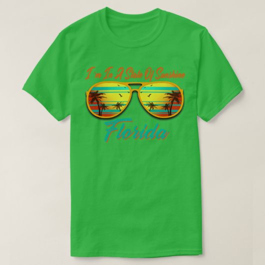  IM in een staat van zonneschijn Florida Summer S T-shirt (Design voorkant)