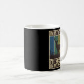 IM In Fitness Fit Ness Deer Vriezer Mannen Vrouwen Koffiemok (Voorkant rechts)