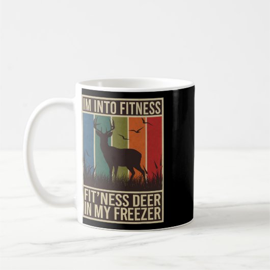 IM In Fitness Fit Ness Deer Vriezer Mannen Vrouwen Koffiemok (Links)