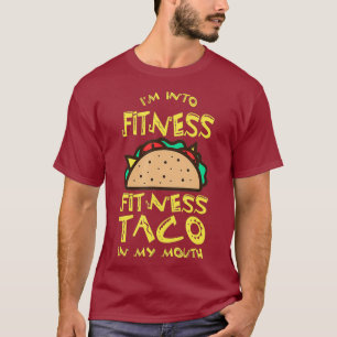 Im In Fitness Grappige Taco Junk Food Gym T-shirt