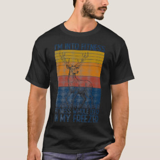 IM in fitness hele herten in mijn vriezer V T-shirt