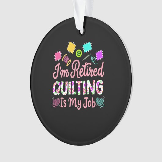 Im In-moe-kantelen is mijn baanverlofnaai Ornament (voorkant)