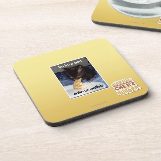 Im in ons bed bier onderzetter (Linkerzijde)