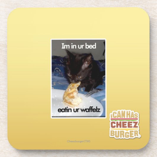 Im in ons bed bier onderzetter (Voorkant)