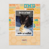 Im in ons bed briefkaart (Voorkant)