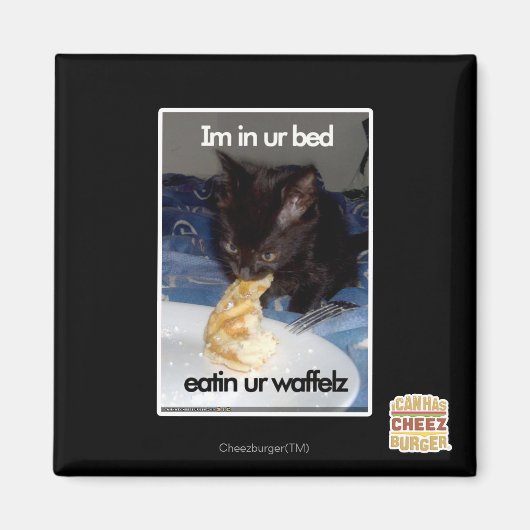 Im in ons bed magneet (Voorkant)