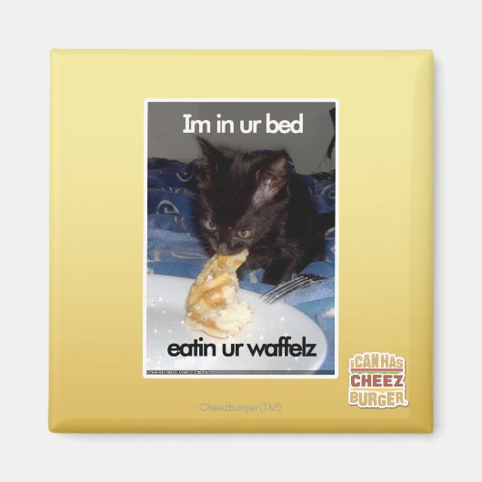 Im in ons bed magneet (Voorkant)