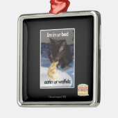 Im in ons bed metalen ornament (Links)