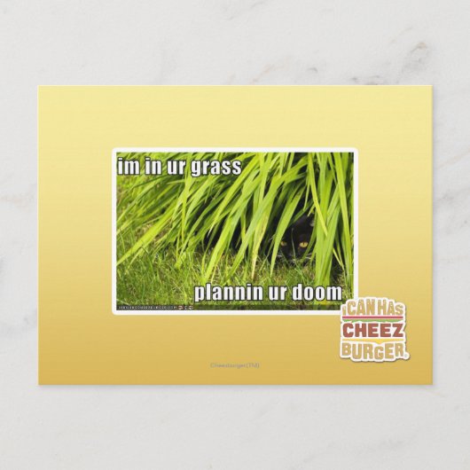 im in ons gras briefkaart (Voorkant)
