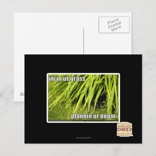 im in ons gras briefkaart (Voorkant / Achterkant)