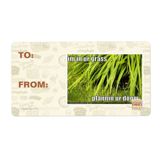 im in ons gras etiket (Voorkant)