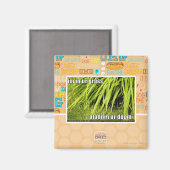 im in ons gras magneet (Voorkant / Achterkant)